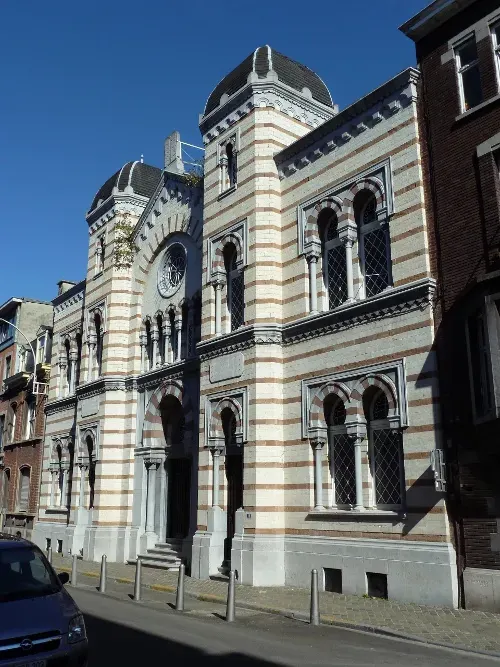 La carte Synagogue de Liège
