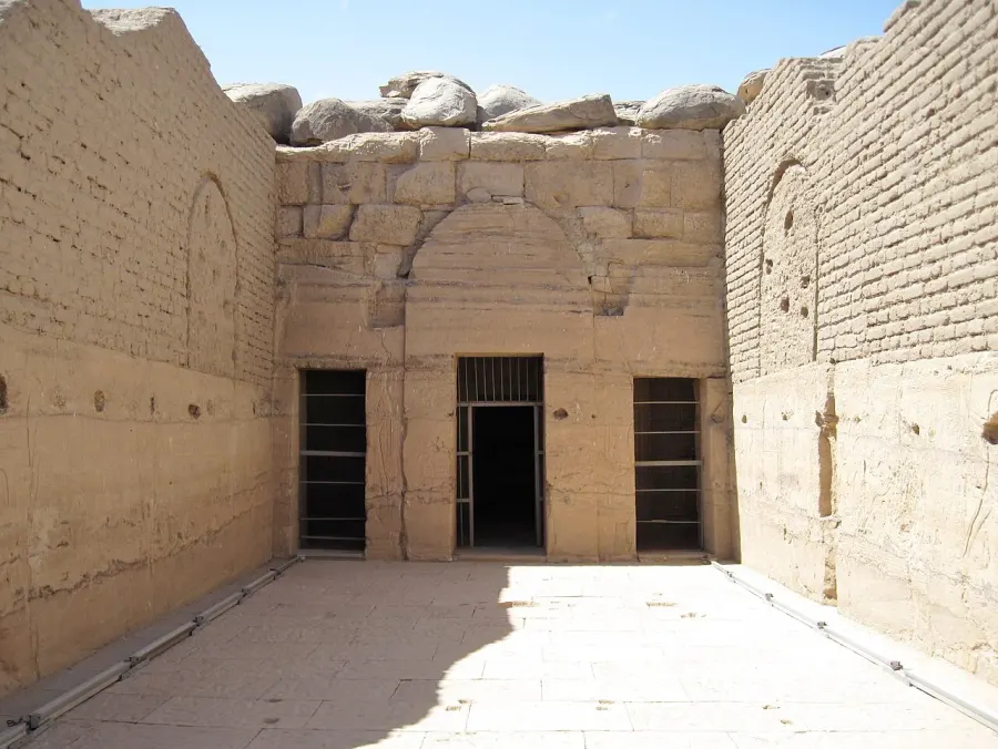 La carte Temple d'Amon