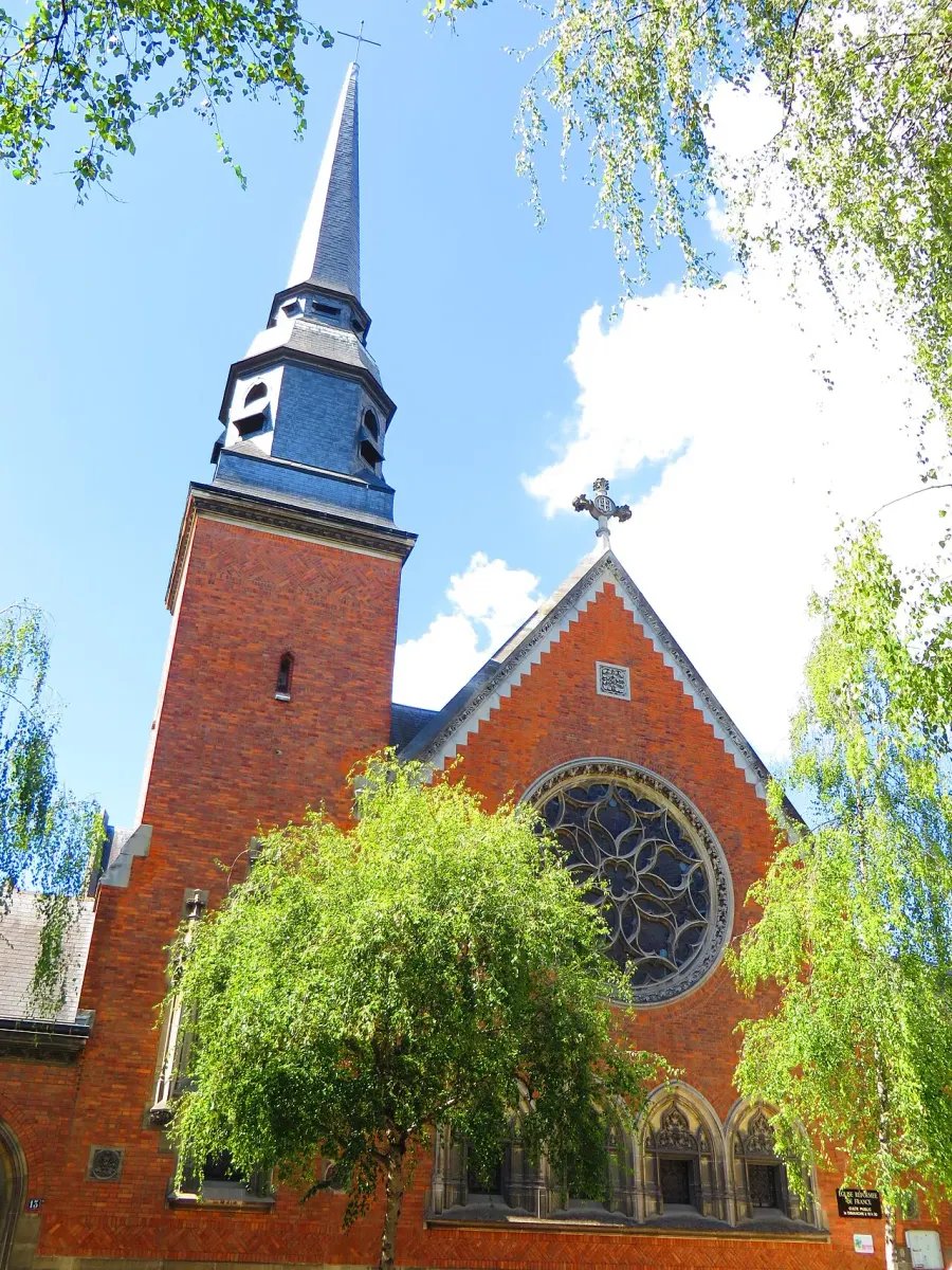 The Protestant Church of Reims card