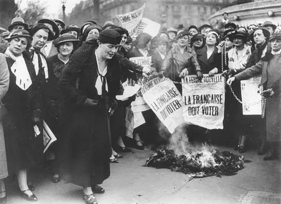 The First-wave feminism card