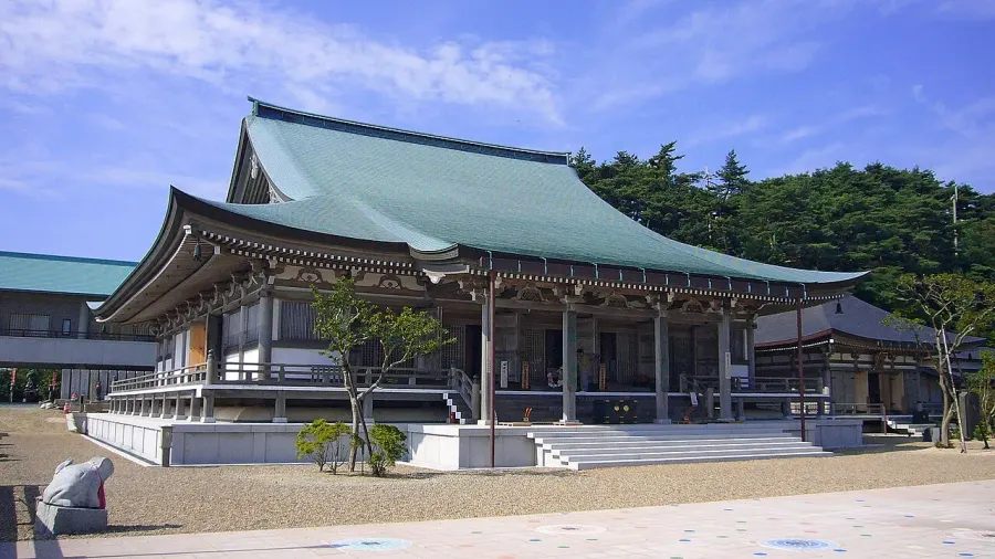 La carte Tenjō-ji