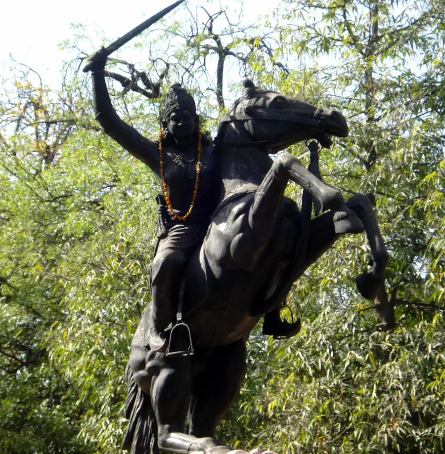 La carte Jhalkaribai