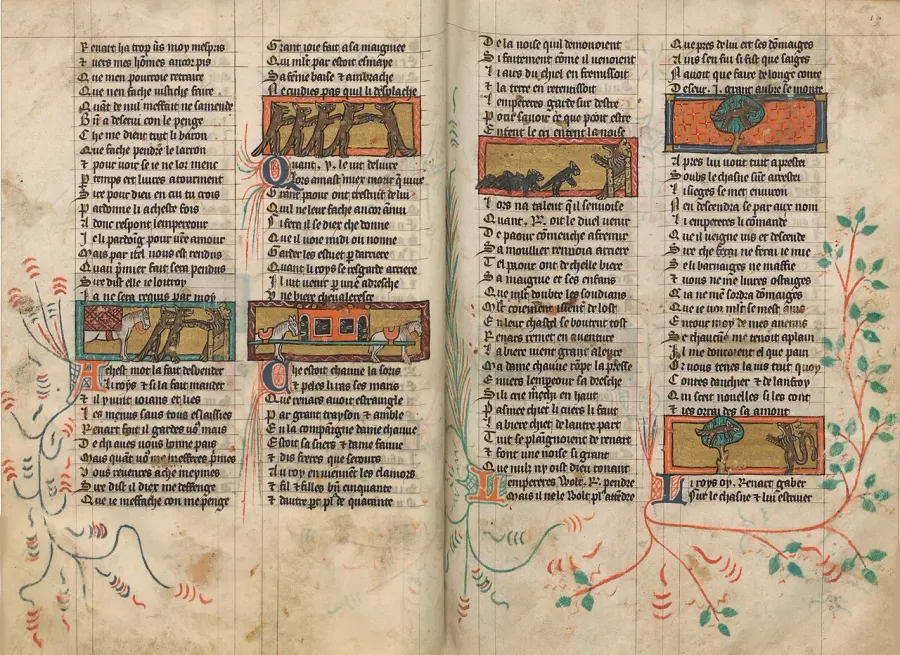 La carte Ancien français
