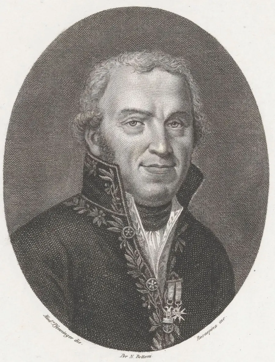 La carte Giovanni Battista Venturi