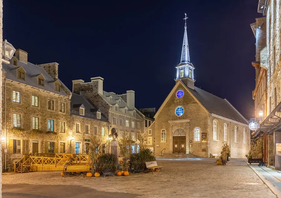 La carte Église Notre-Dame-des-Victoires de Québec