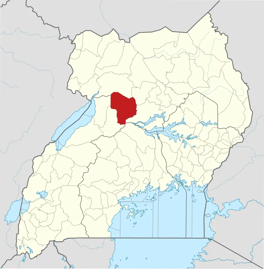 La carte Kiryandongo