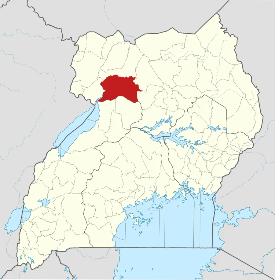 La carte Nwoya