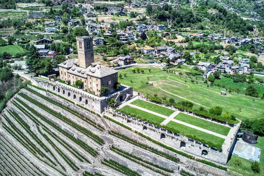 The Sarre, Aosta Valley card