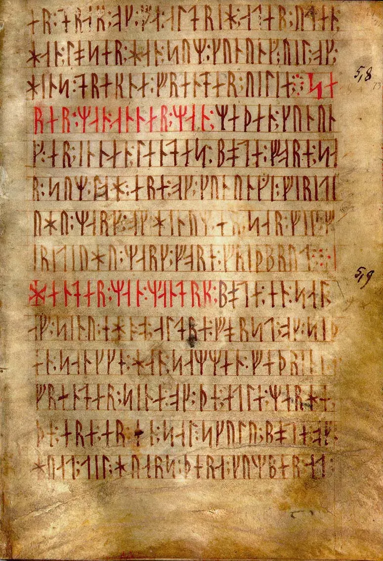 La carte Vieux norrois