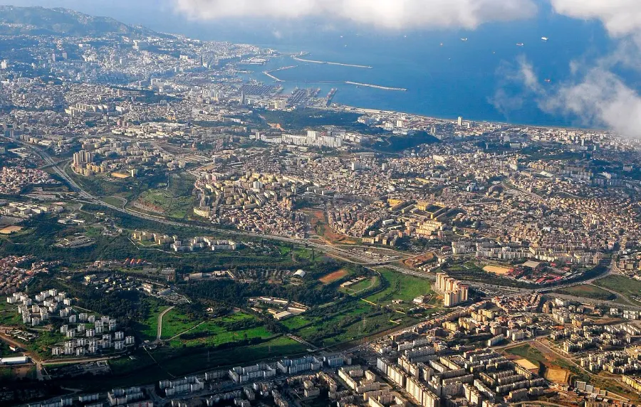 La carte Alger