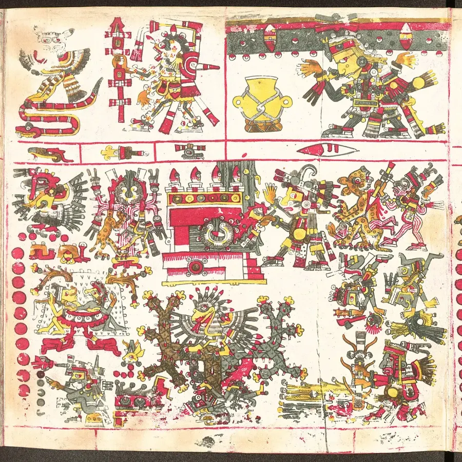 La carte Vitztlampaehecatl
