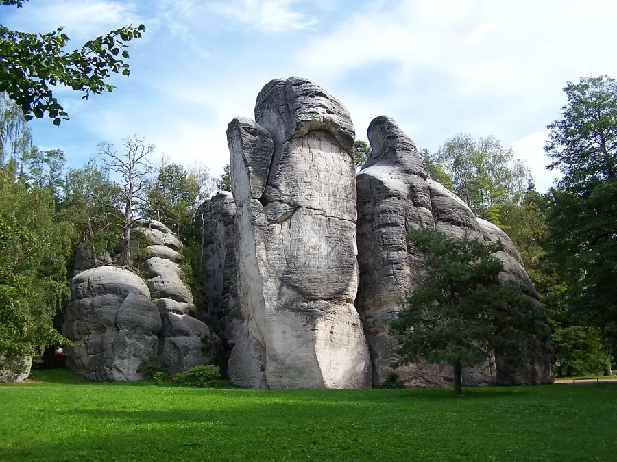 The Adršpach-Teplice Rocks card