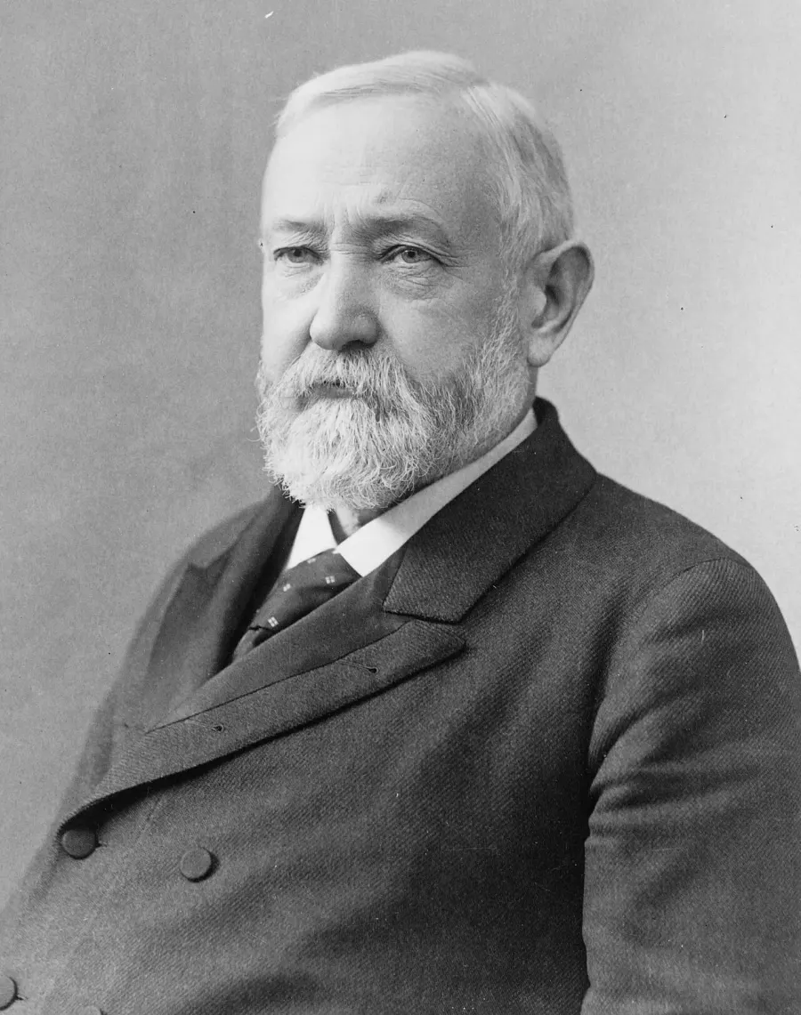 The Benjamin Harrison card