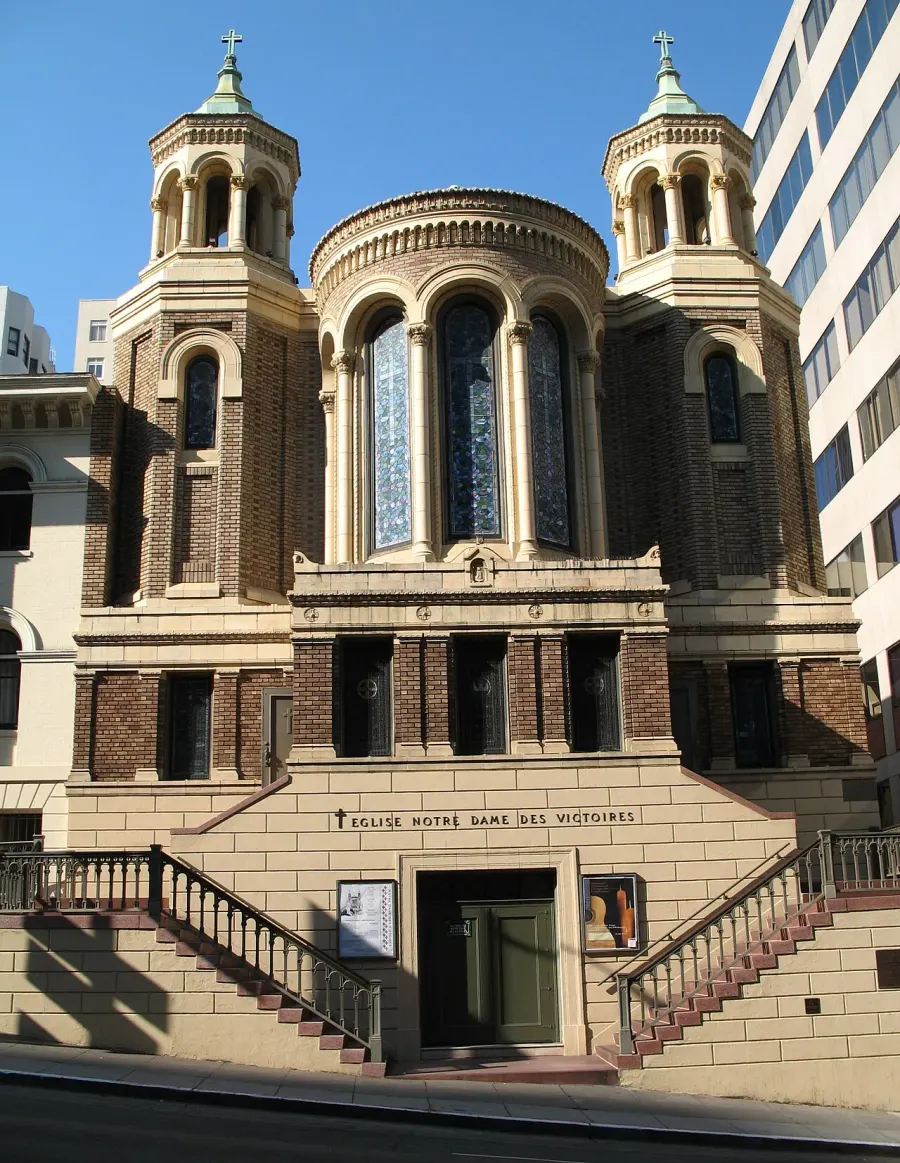 La carte Église Notre-Dame-des-Victoires de San Francisco