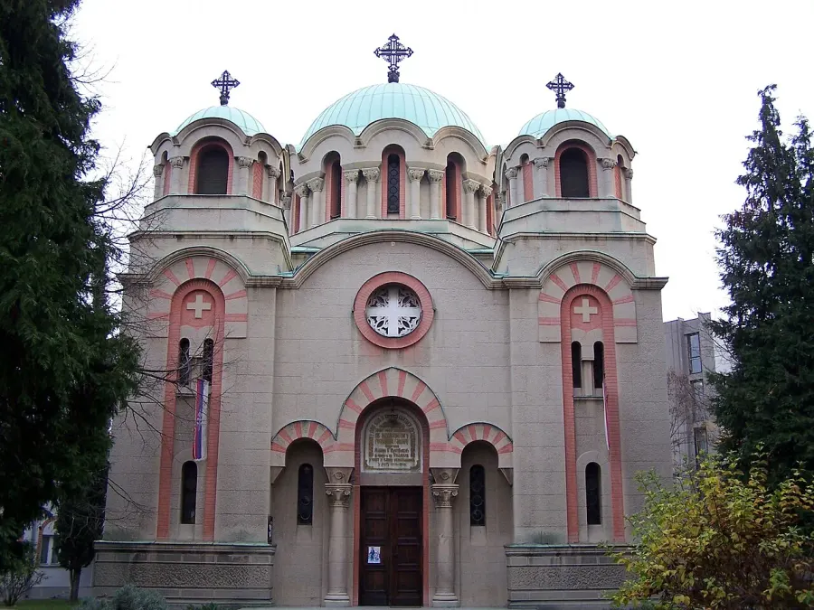 La carte Église Saint-Gabriel de Belgrade