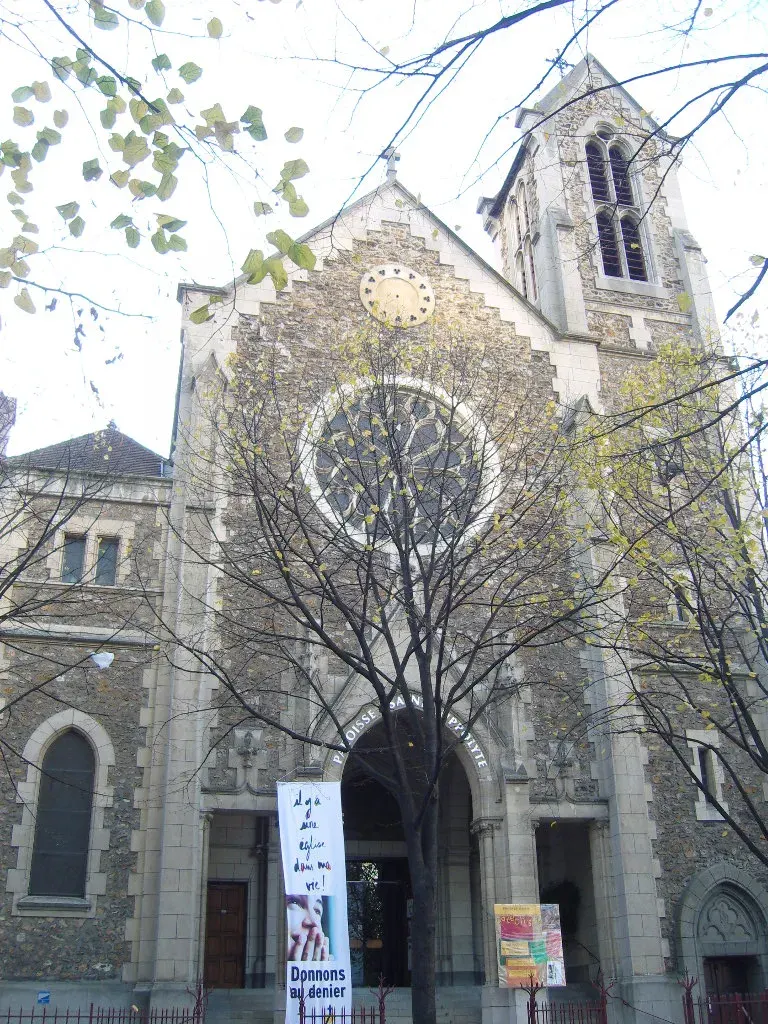 La carte Église Saint-Hippolyte de Paris