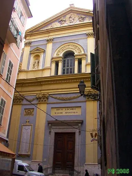 La carte Église Saint-Jacques-le-Majeur de Nice