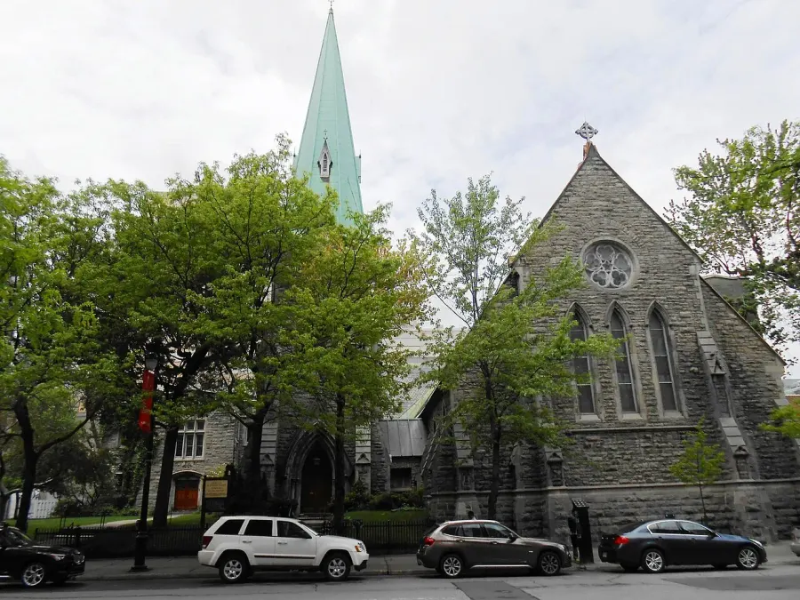 La carte Église St Jax Montréal