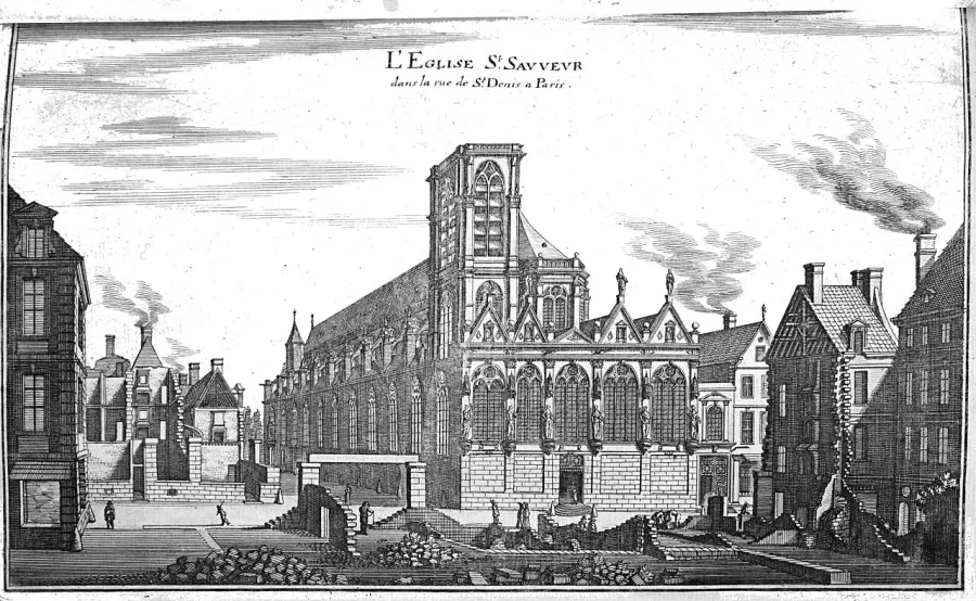 La carte Église Saint-Sauveur de Paris