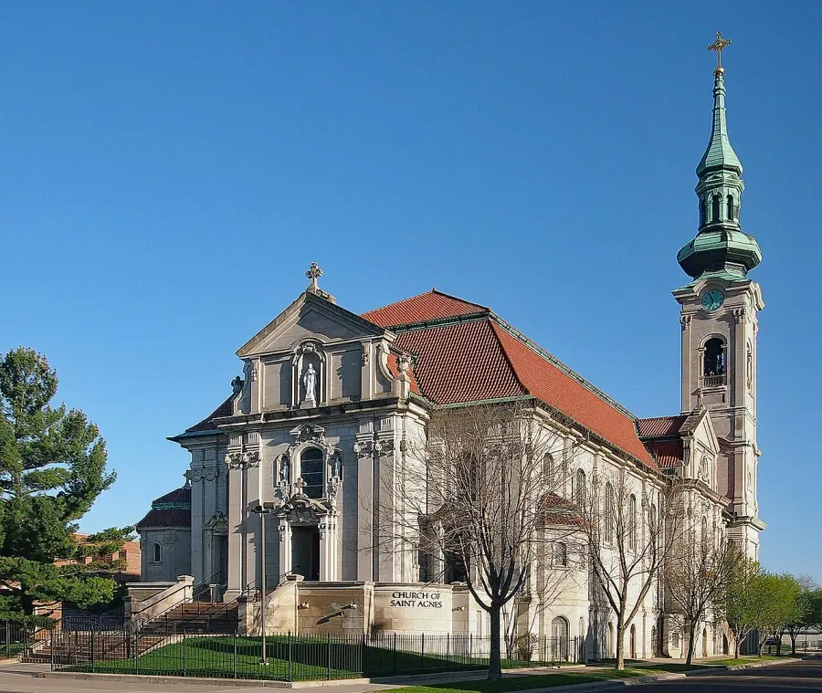 La carte Église Sainte-Agnès de Saint Paul