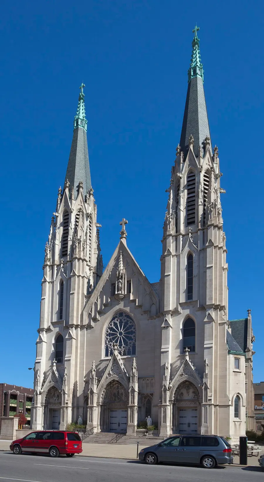 La carte Église Sainte-Marie d'Indianapolis