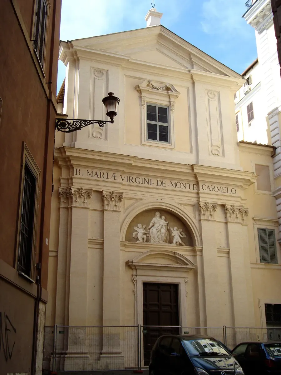 La carte Église Santa Maria del Carmine alle Tre Cannelle