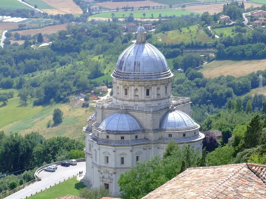 La carte Église Santa Maria della Consolazione de Todi