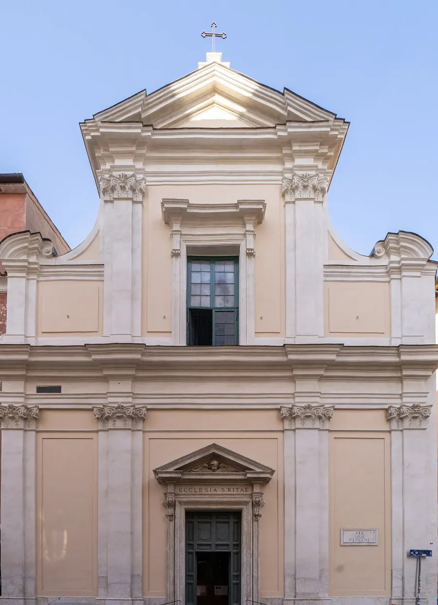 La carte Église Santa Rita da Cascia alle Vergini