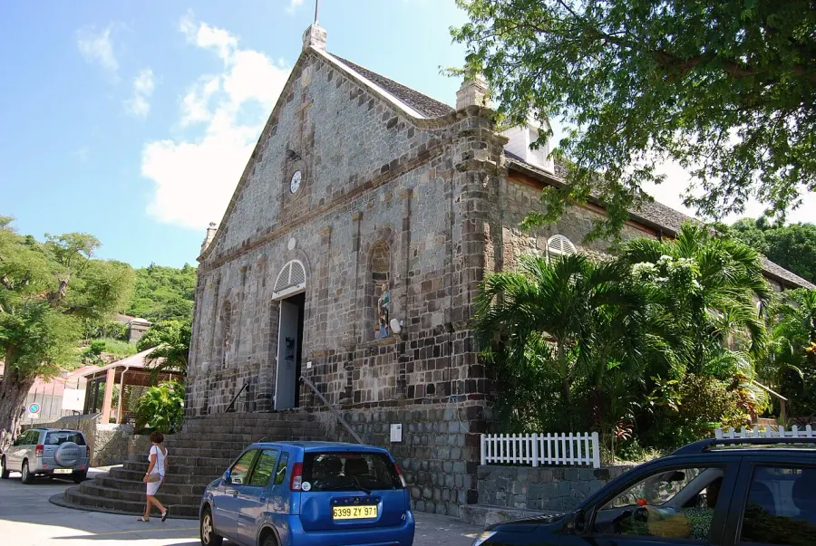 La carte Église Notre-Dame-de-l'Assomption de Gustavia