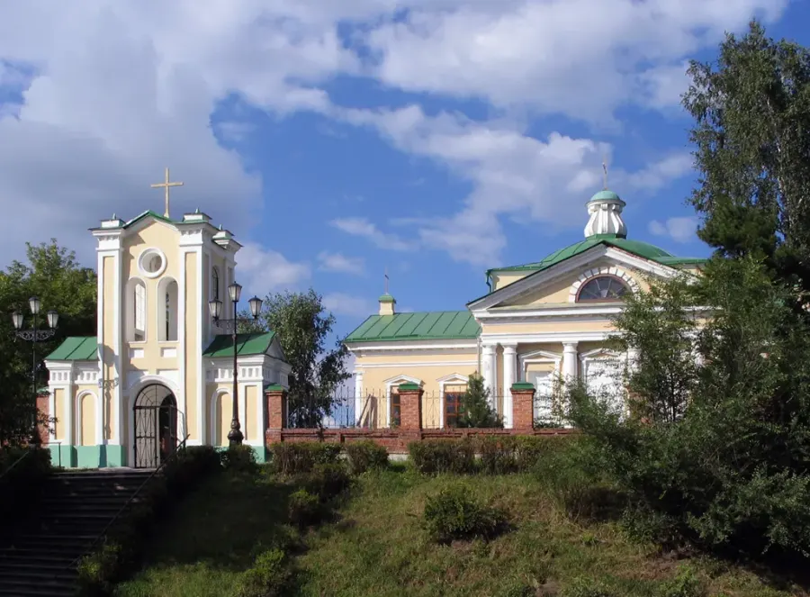 La carte Église catholique de Tomsk