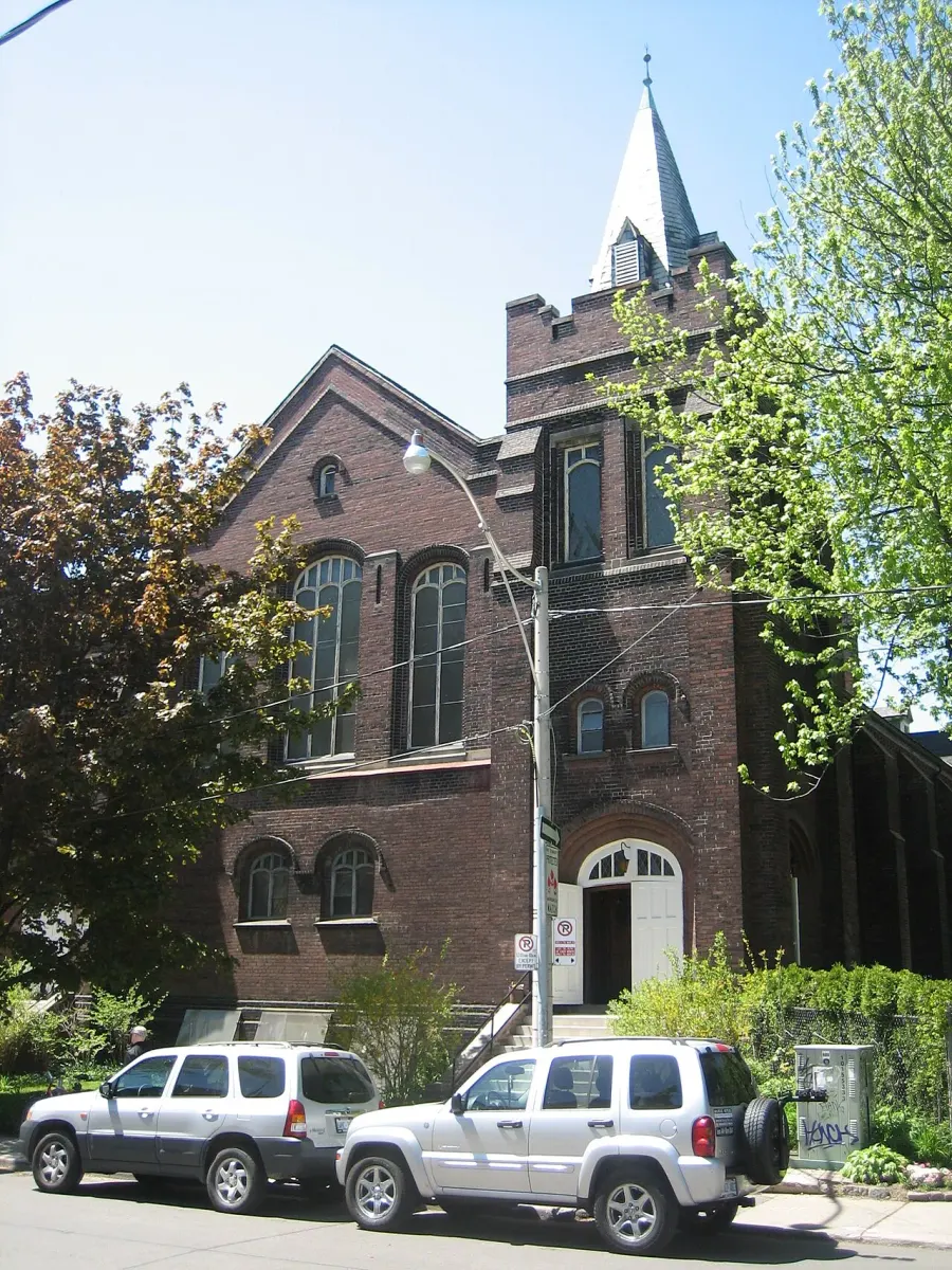 La carte Église communautaire métropolitaine de Toronto