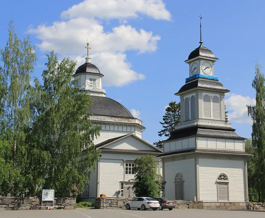 La carte Église d'Alajärvi