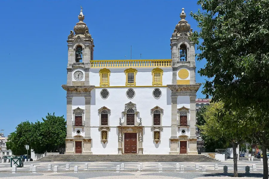 La carte Église du carmel de Faro