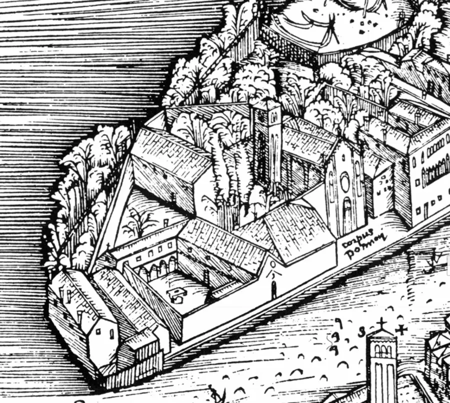 La carte Église du Corpus Domini de Venise