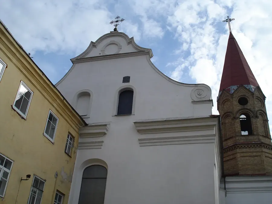 La carte Église luthérienne de Vilnius