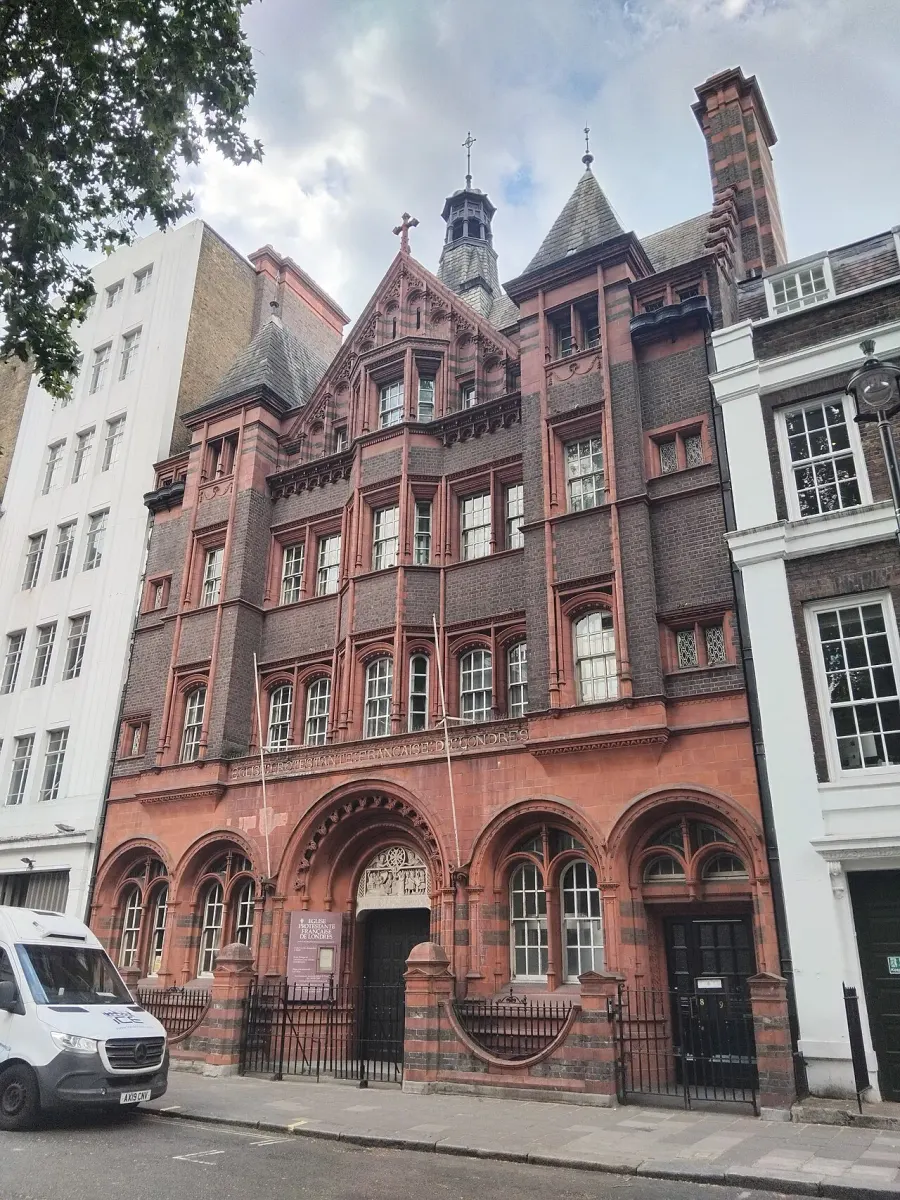 The French Protestant Church of London card