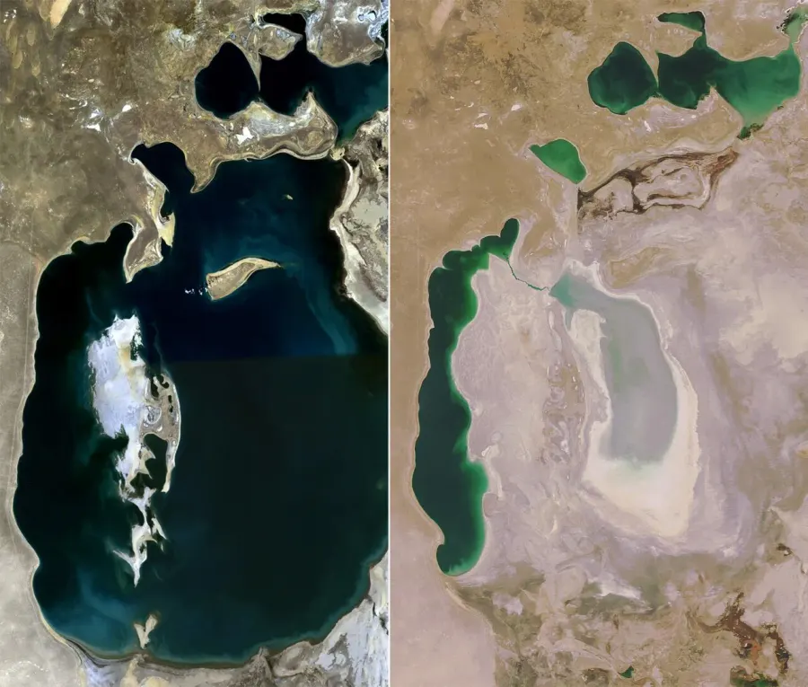 The Aral Sea card