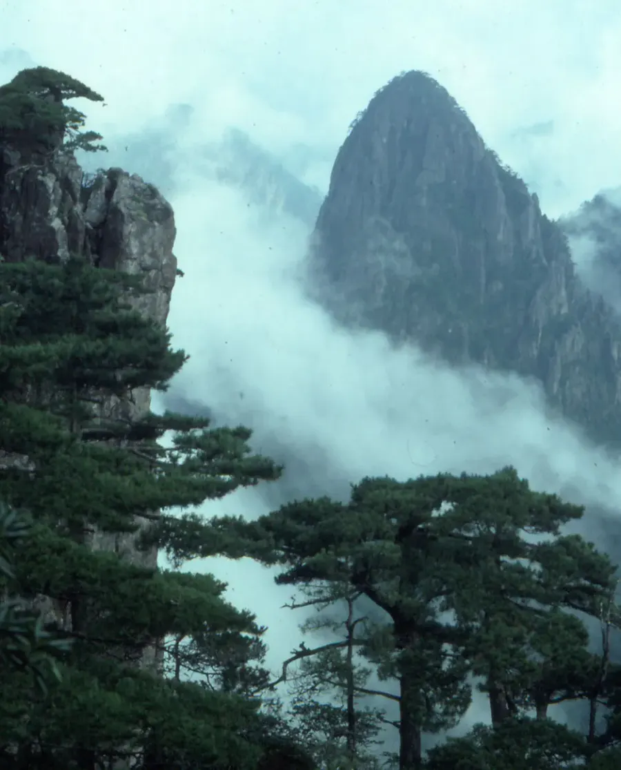 La carte Monts Huang