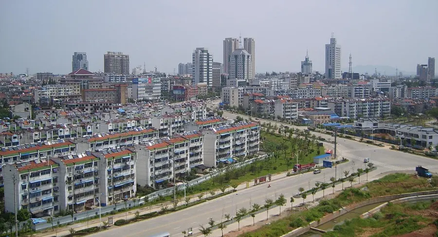 La carte Xuancheng
