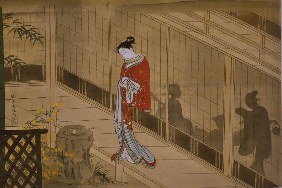 The Suzuki Harunobu card