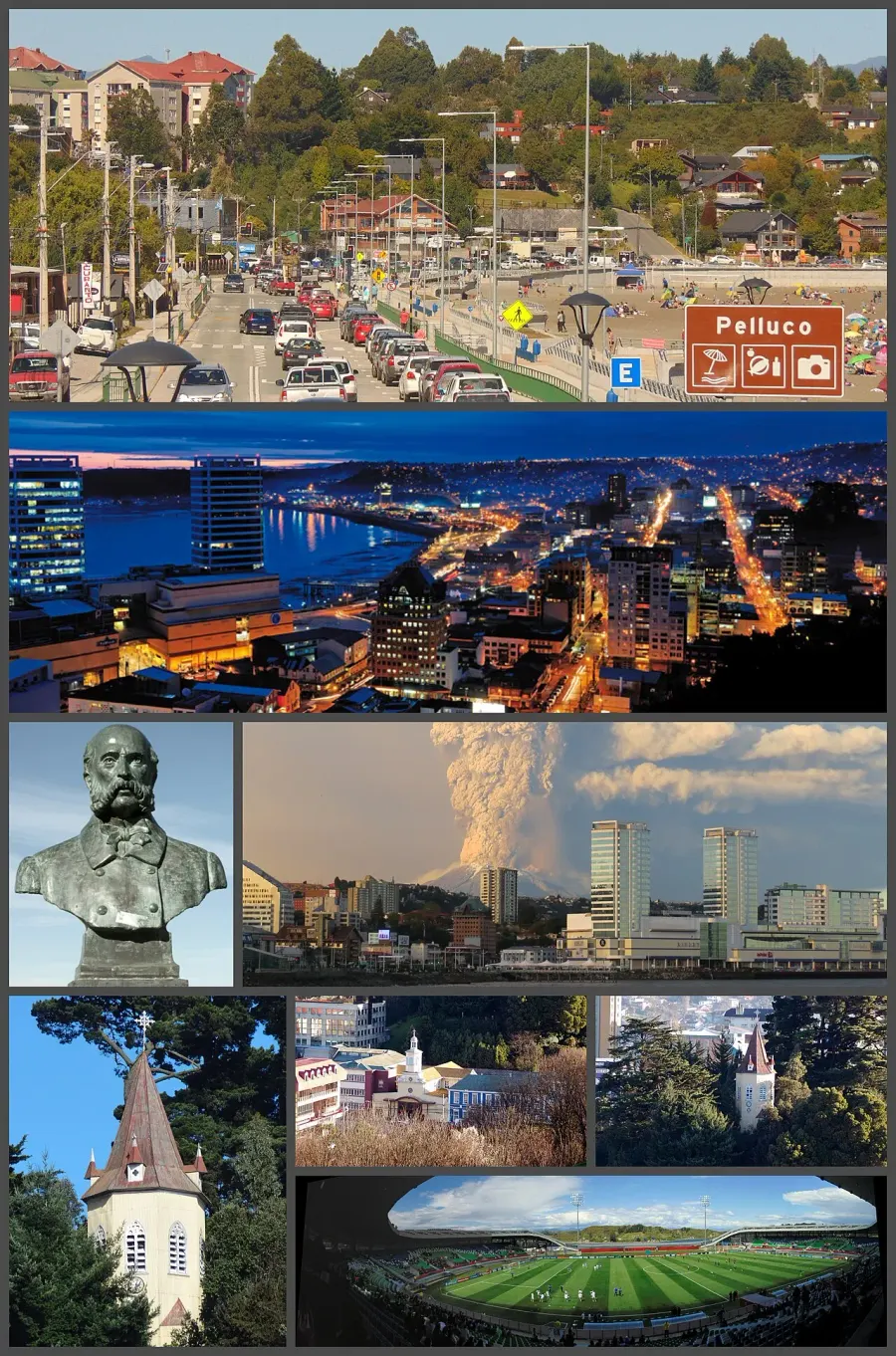 La carte Puerto Montt