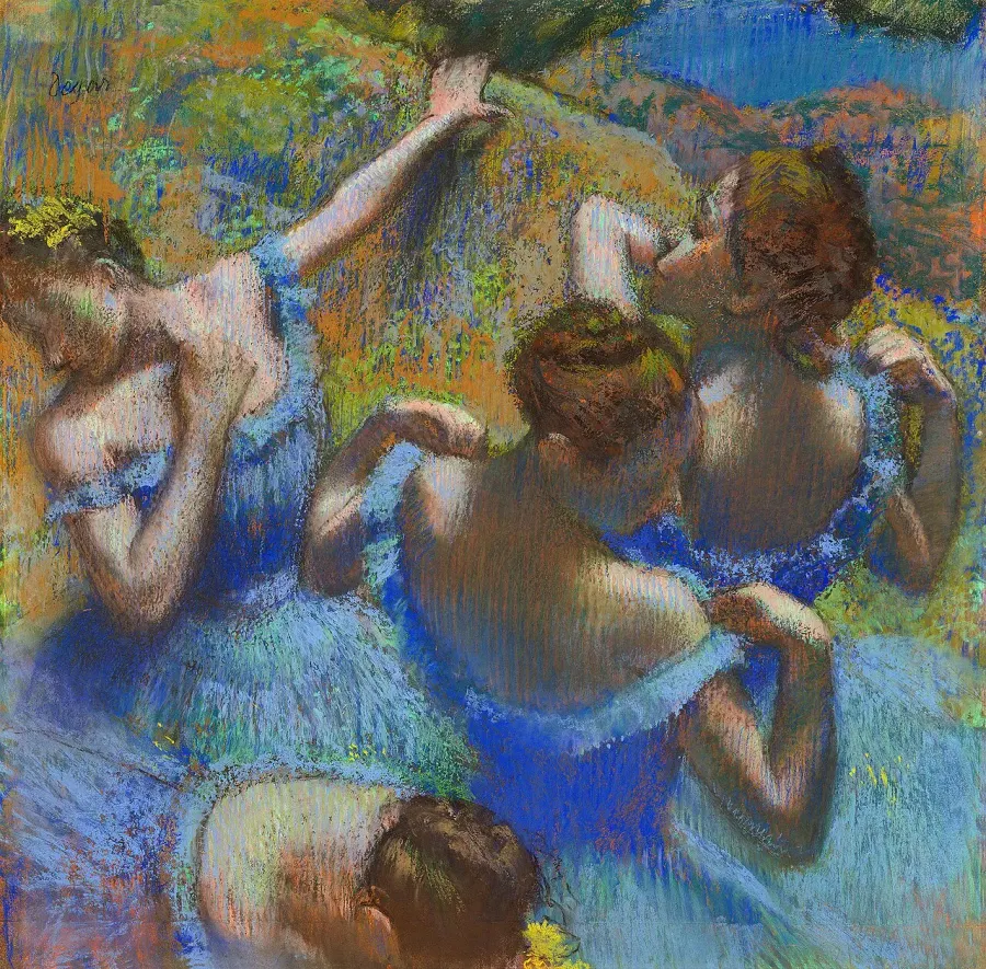 The Blue Dancers card