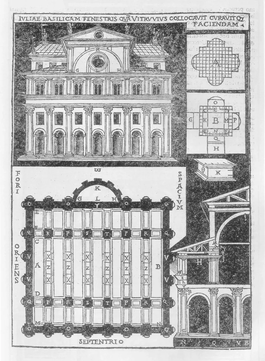 La carte Basilique de Fano