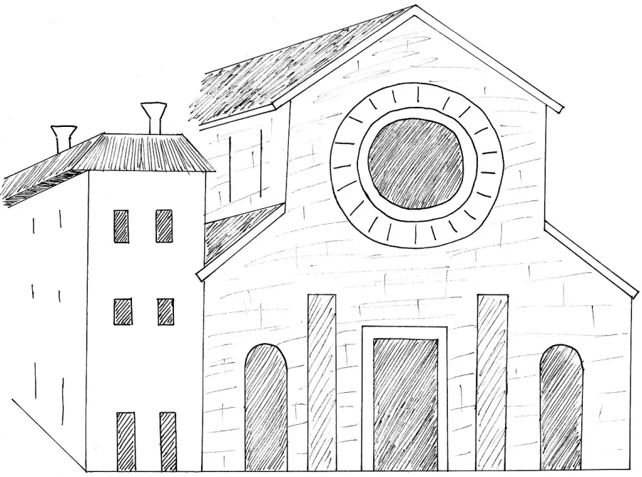 La carte Basilique San Pietro de Dom