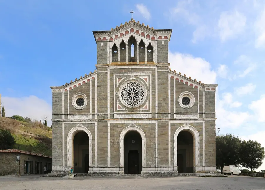 La carte Basilique Sainte-Marguerite de Cortone