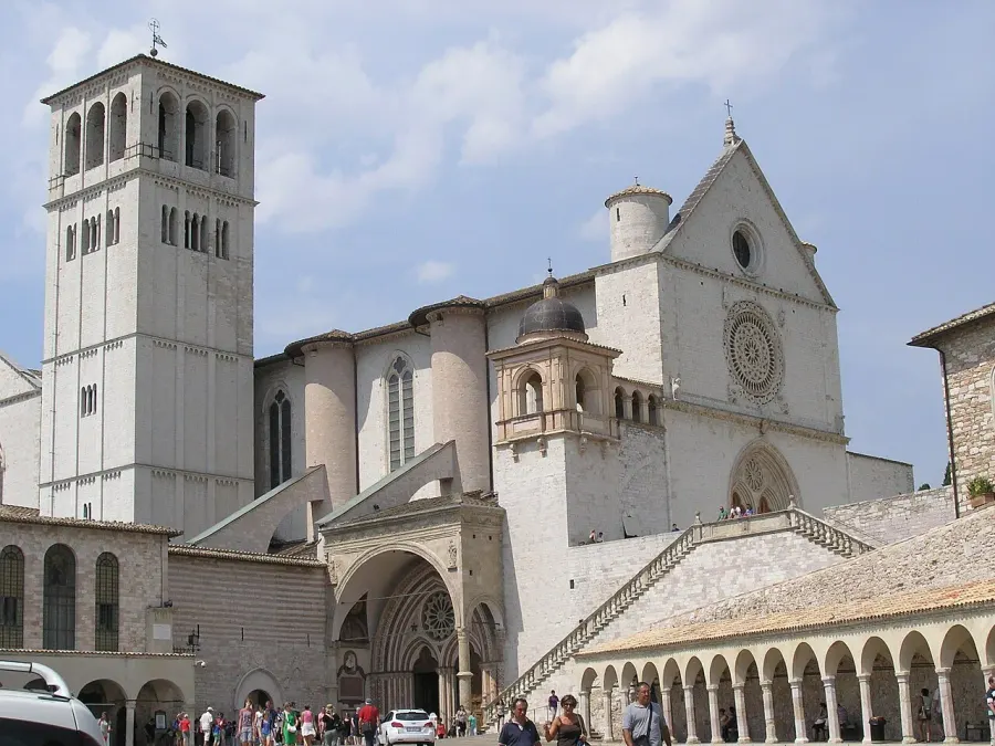 La carte Église supérieure de la basilique Saint-François d'Assise