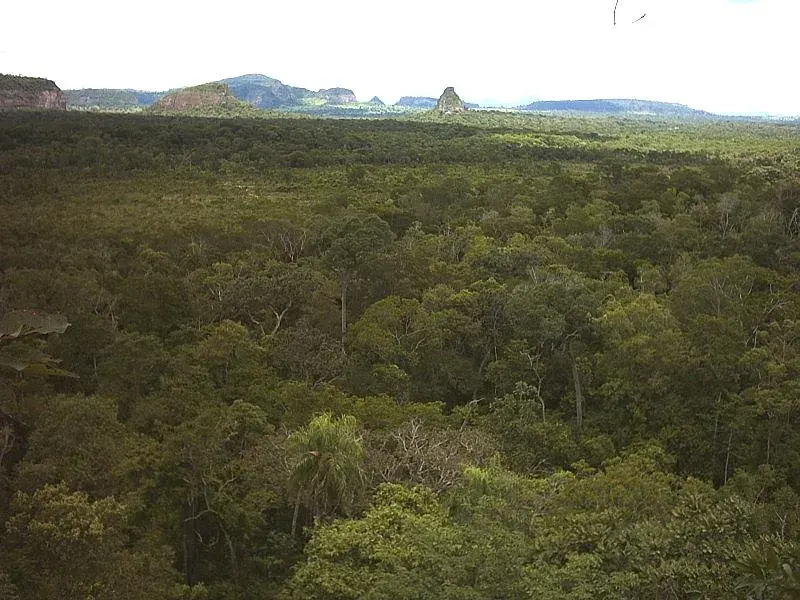 La carte Parc national Cerro Corá