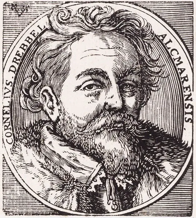 La carte Cornelis Drebbel
