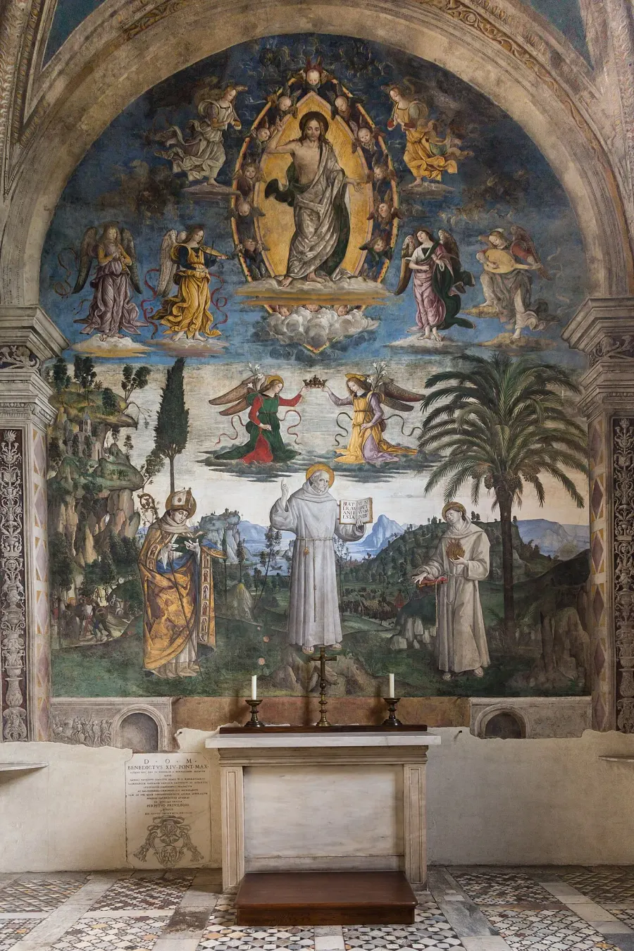 La carte Chapelle Bufalini