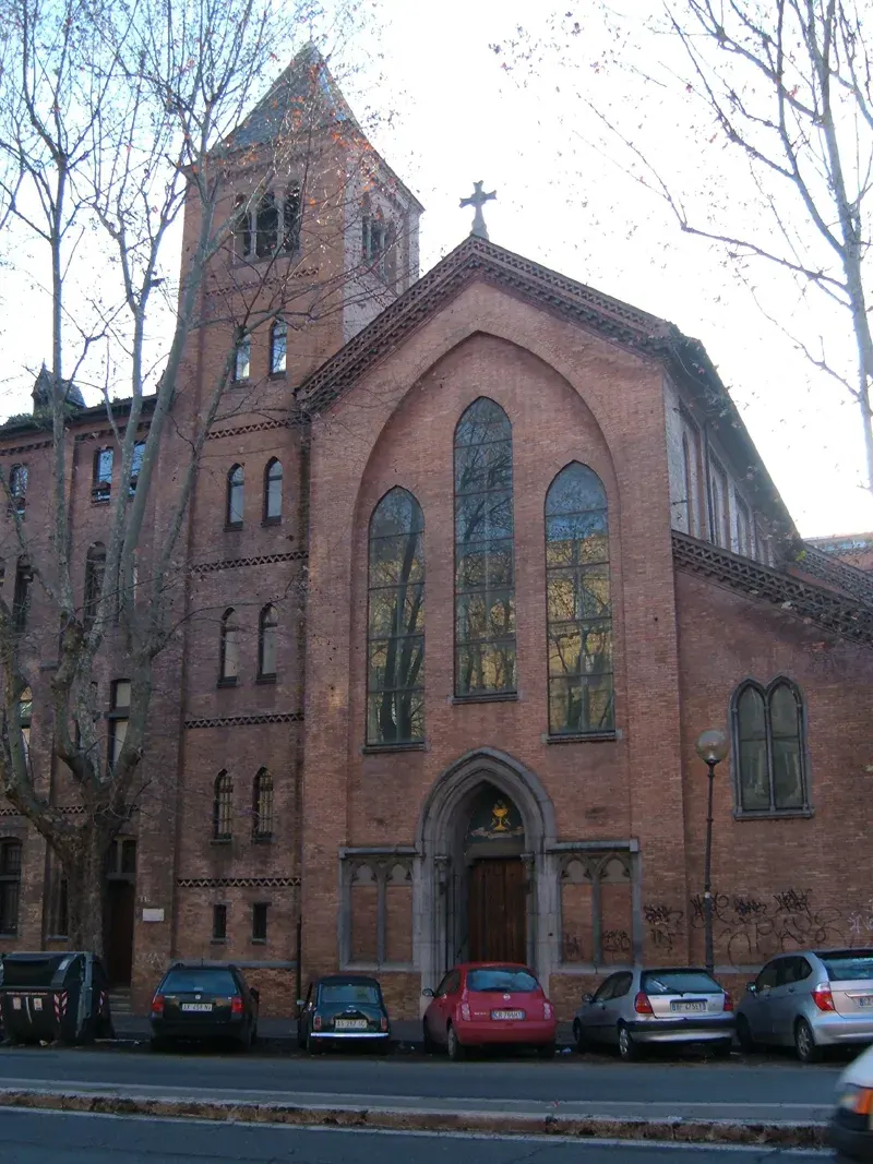 La carte Église du Corpus Domini de Rome